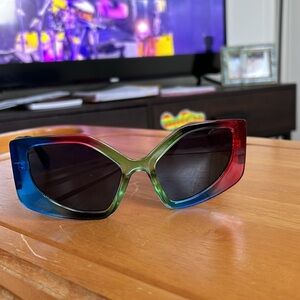 Multicolored party sunglasses